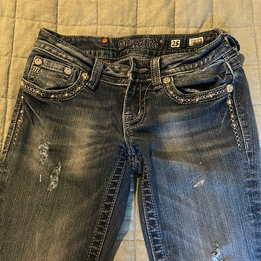 MissMe boot cut jeans. Size 25.